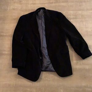 Mens blazer, velvet like, 44R, EUC